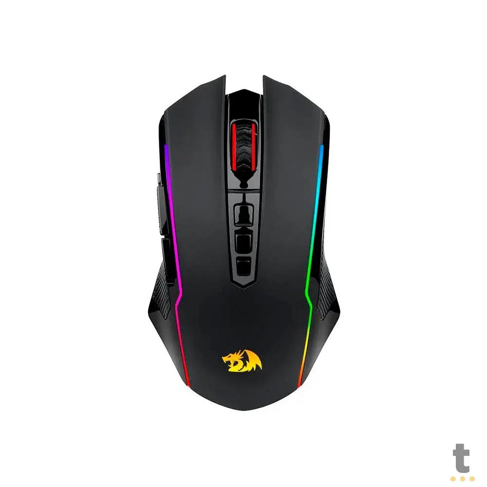 Mouse Gamer Sem Fio Redragon Nix Wireless 10000 dpi 9 Botões Preto RGB - M914-RGB Truedata